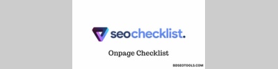 SEO CheckList